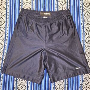 Vintage Y2K Nike Baggy Dazzle Basketball Shorts - Navy Blue - XL